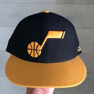 Utah Jazz hardwood classics Adidas snapback